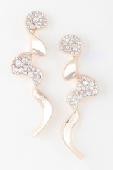 Jeweled Wave Drop Earrings | Mixtshop LLC