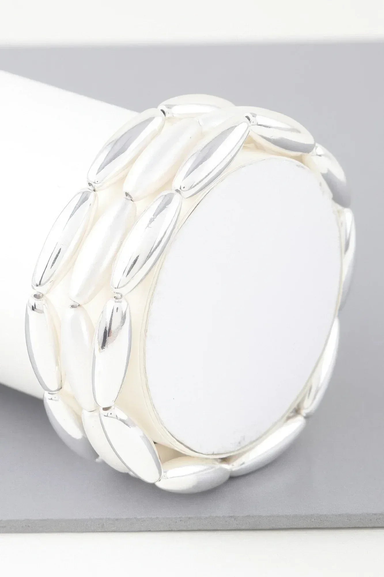 Triple Wide Beaded Cuff Bracelet | Mixtshop LLC