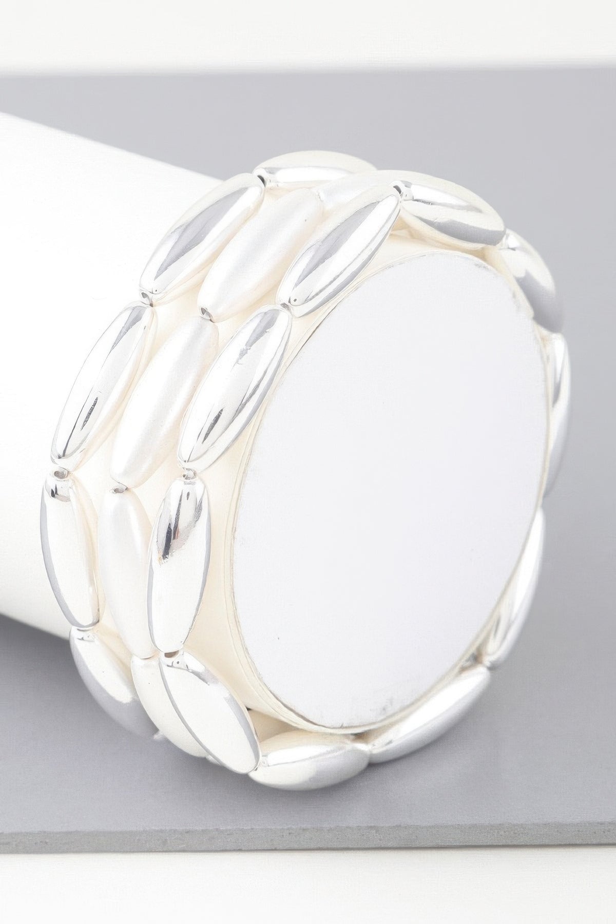 Triple Wide Beaded Cuff Bracelet | Mixtshop LLC