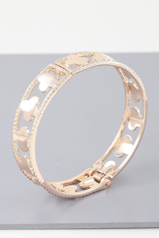 Twisted Open Clover Cuff Bracelet | Mixtshop LLC