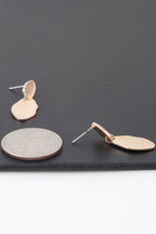 Abstract Double Engraved Drop Earrings | Mixtshop LLC