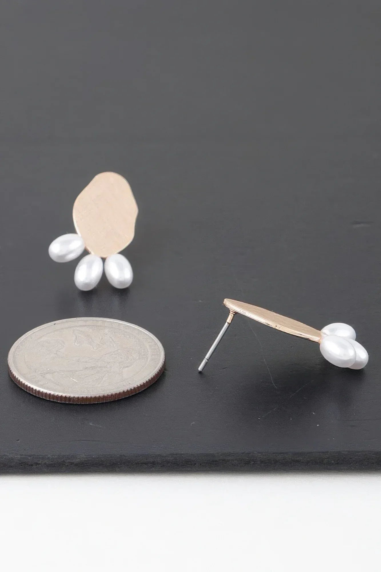 Triple Pearled Drop Earrings | Mixtshop LLC