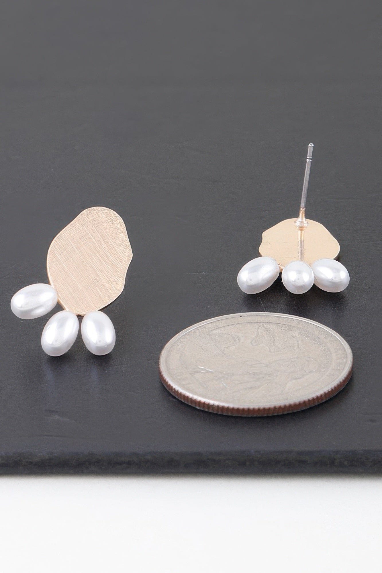 Triple Pearled Drop Earrings | Mixtshop LLC