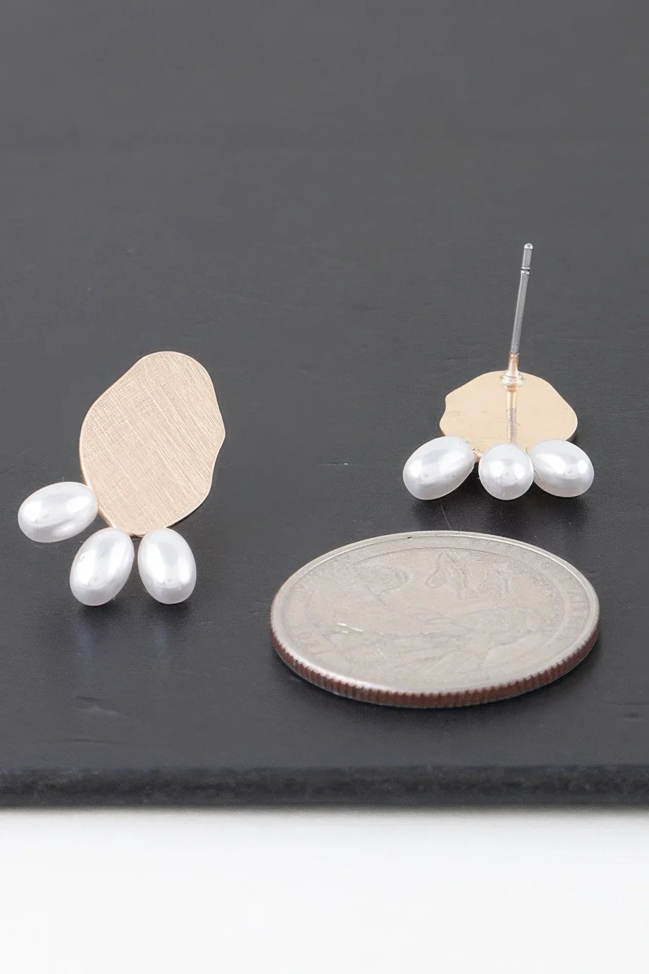 Triple Pearled Drop Earrings | Mixtshop LLC