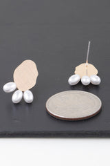 Triple Pearled Drop Earrings | Mixtshop LLC