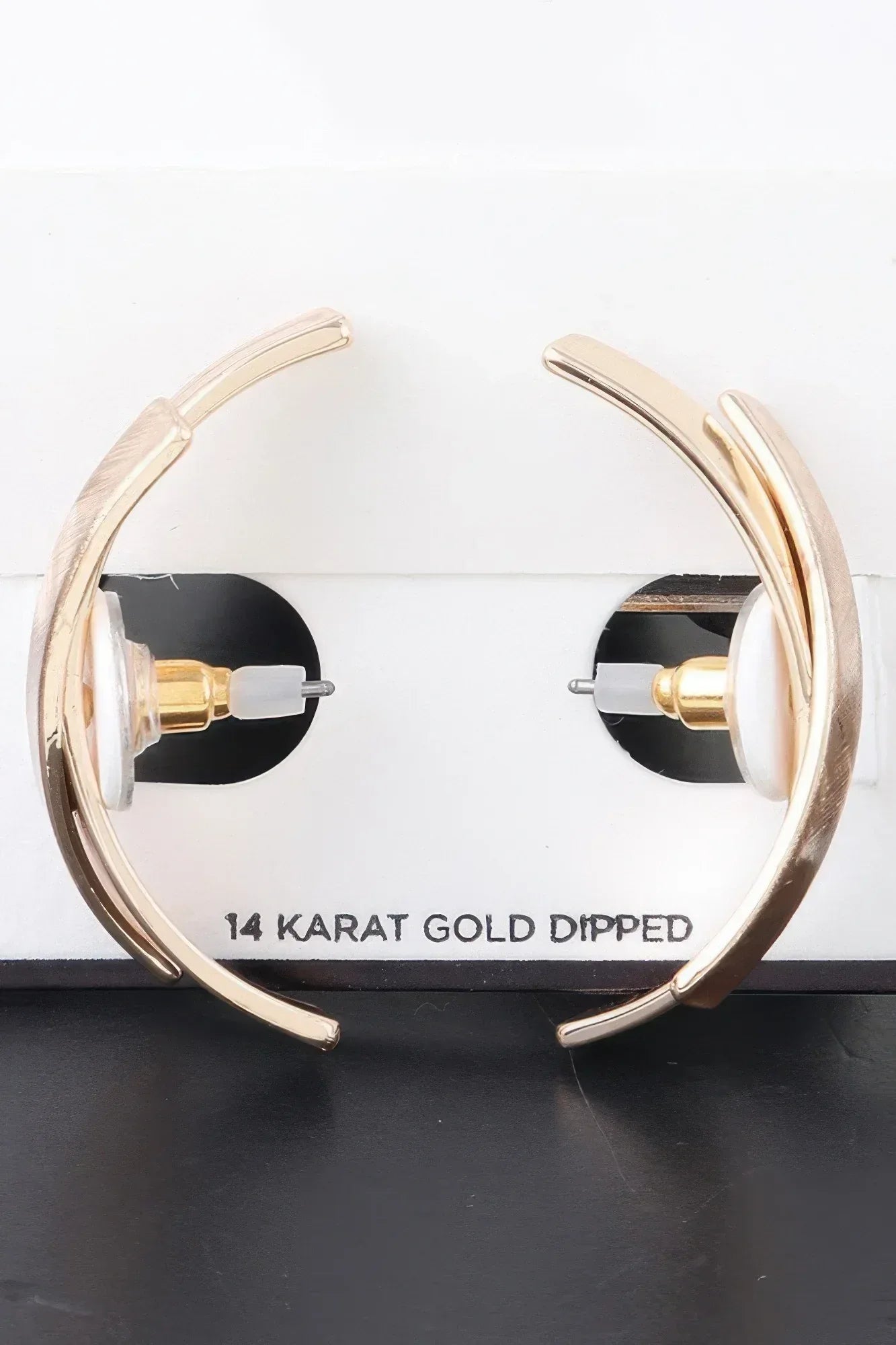Modern Crossed Paths Earrings | Mixtshop LLC Main image