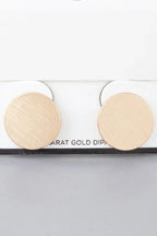 Matte Abstract Disc Earrings | Mixtshop LLC