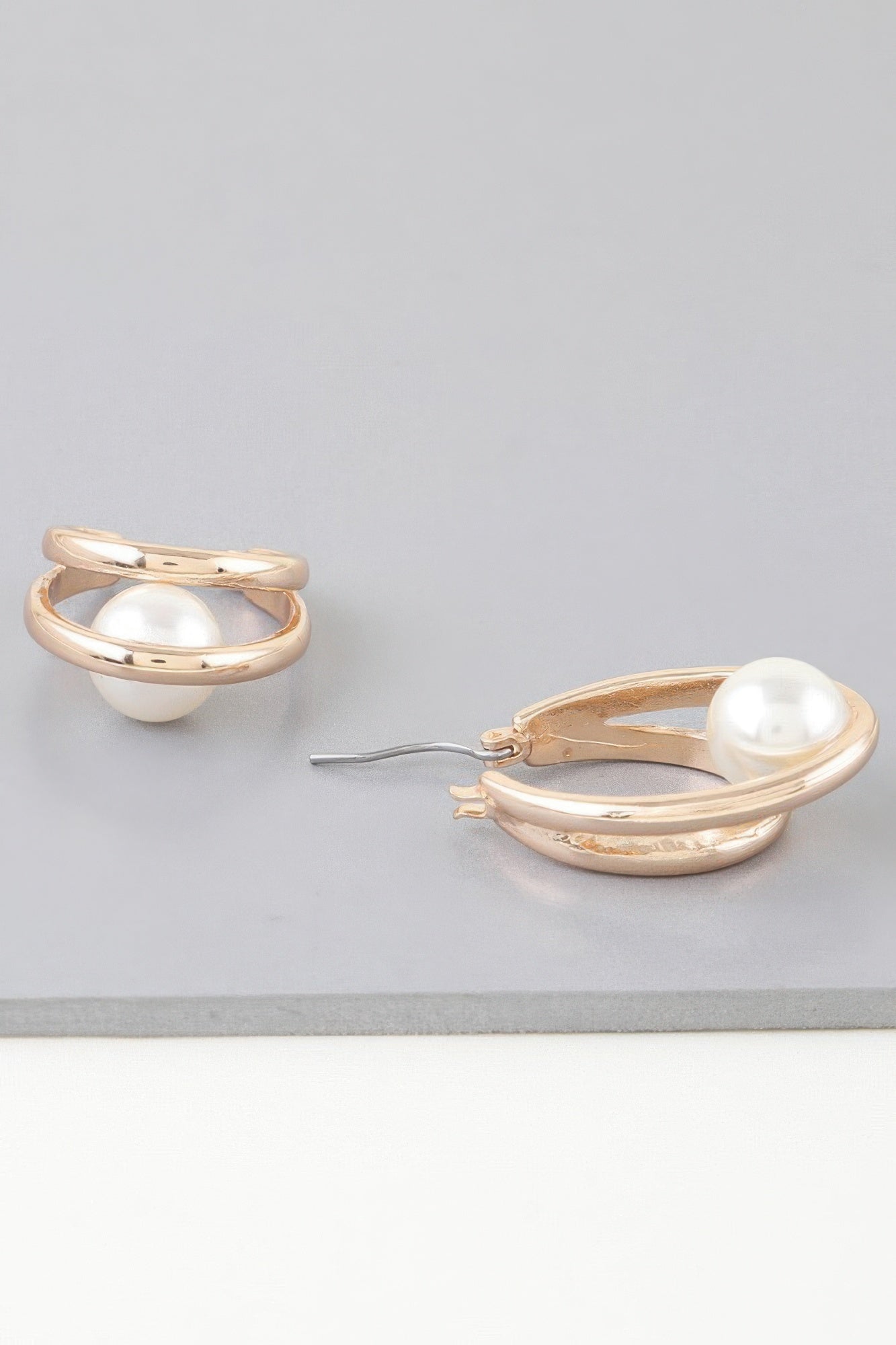 Double Drop Pearl Earrings | Mixtshop LLC