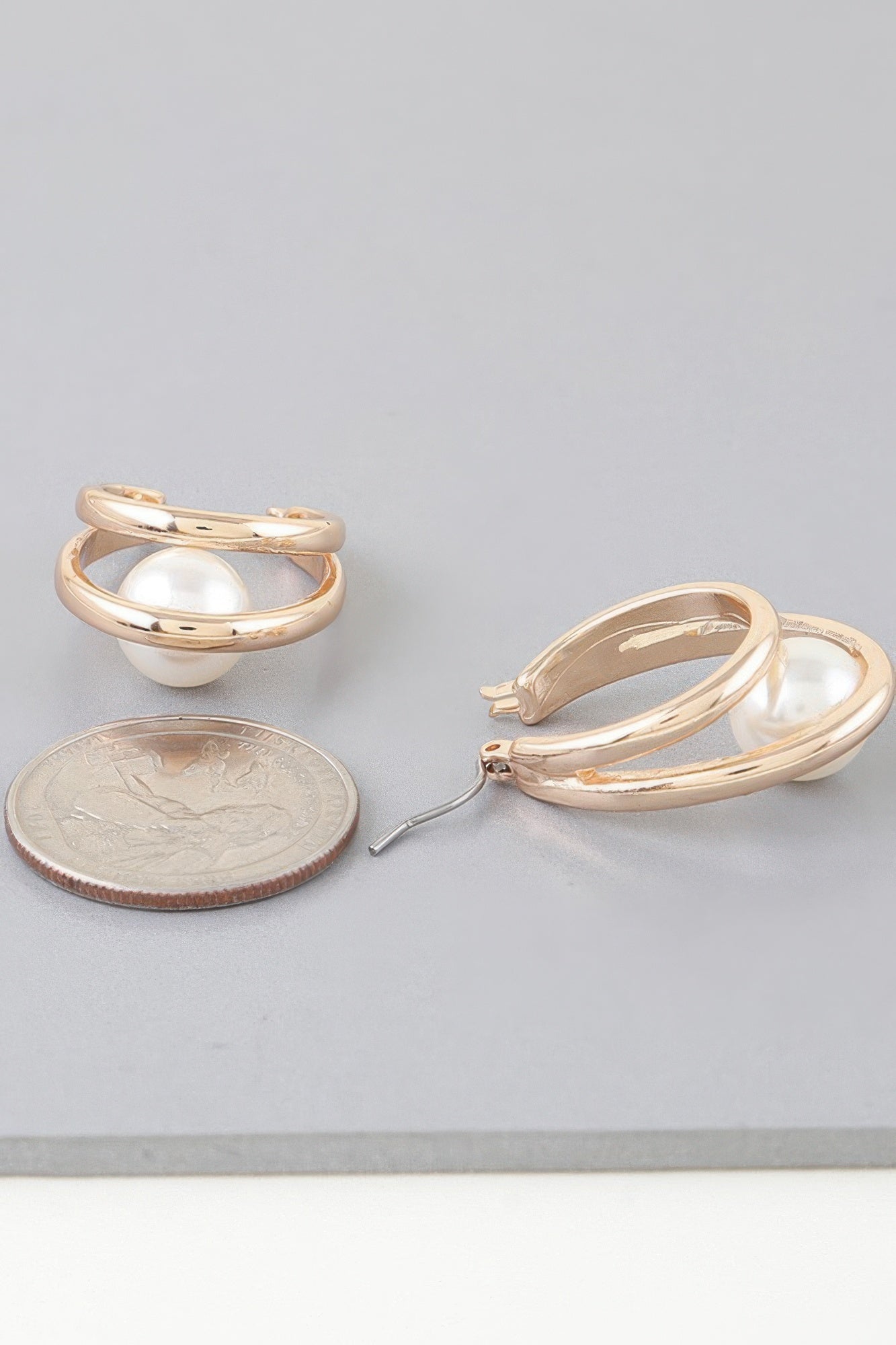 Double Drop Pearl Earrings | Mixtshop LLC