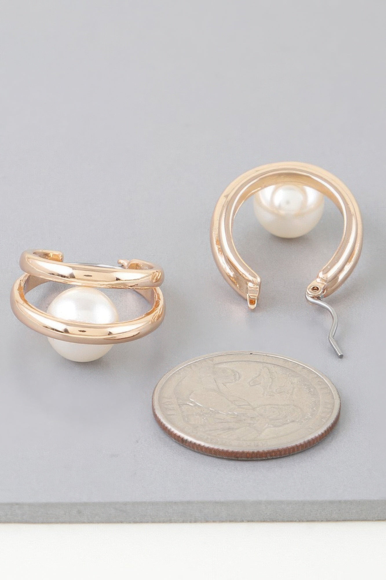 Double Drop Pearl Earrings | Mixtshop LLC