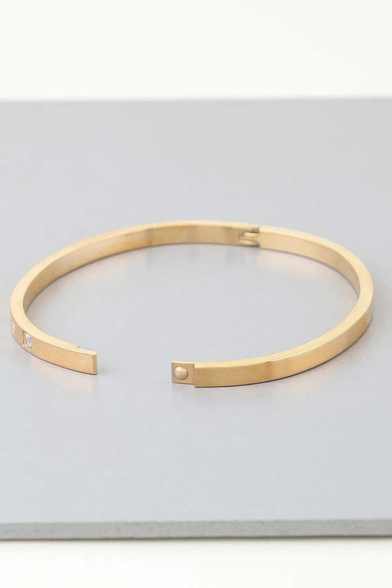 Cubic Star Embedded Cuff Bracelet | Mixtshop LLC