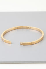 Cubic Star Embedded Cuff Bracelet | Mixtshop LLC