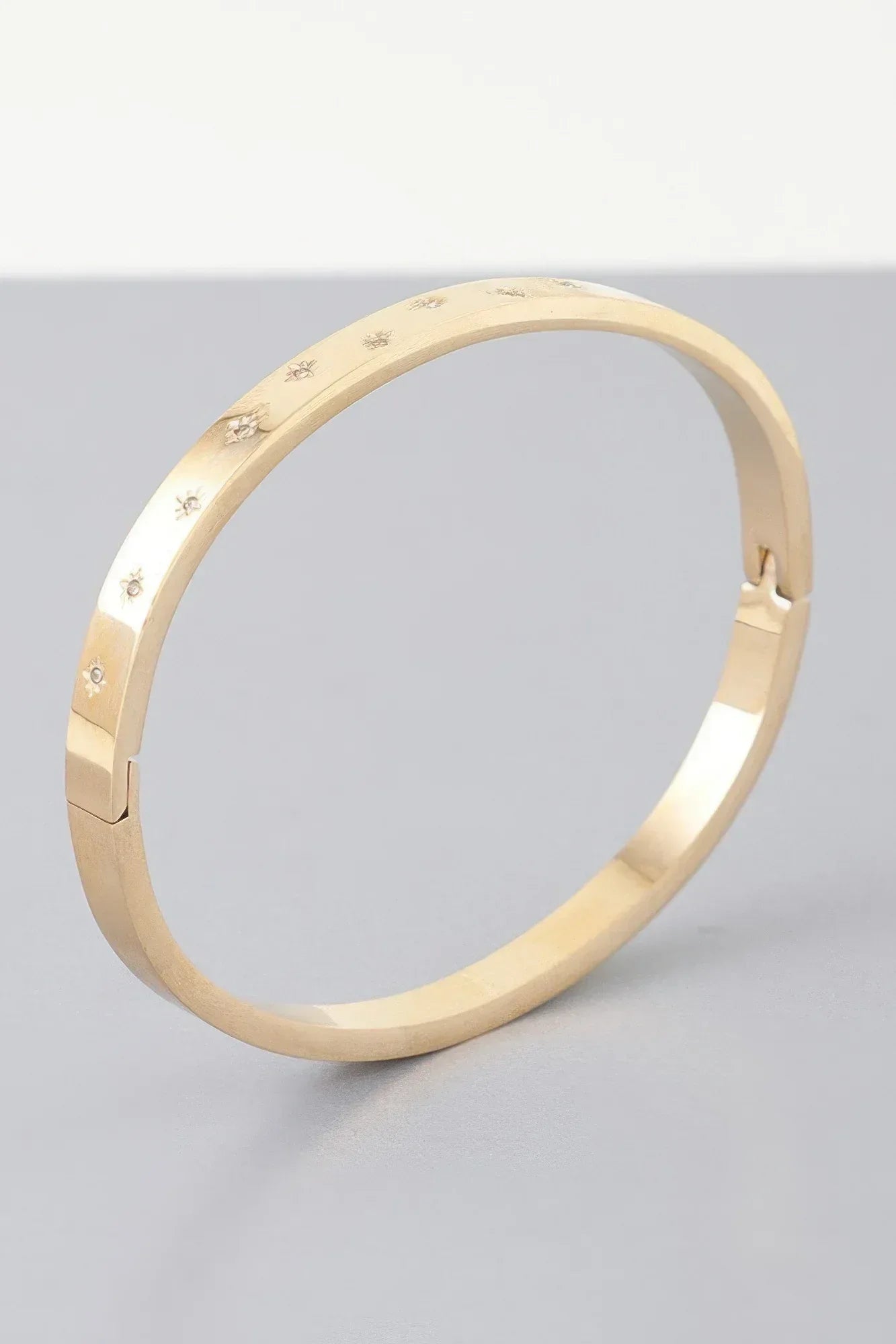 Shining Star Embedded Cuff Bracelet | Mixtshop LLC Main image