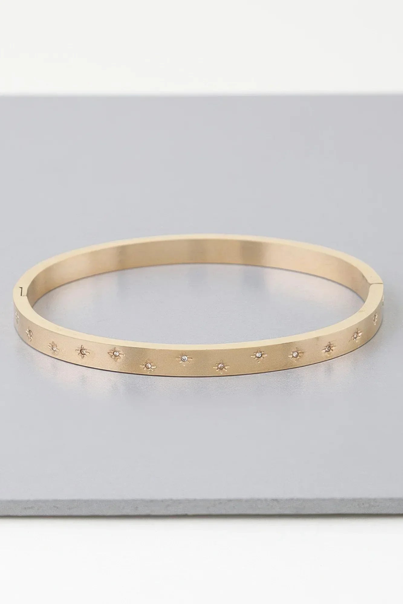 Shining Star Embedded Cuff Bracelet Secondary image