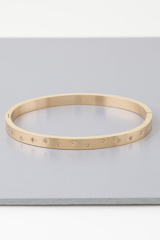 Shining Star Embedded Cuff Bracelet | Mixtshop LLC
