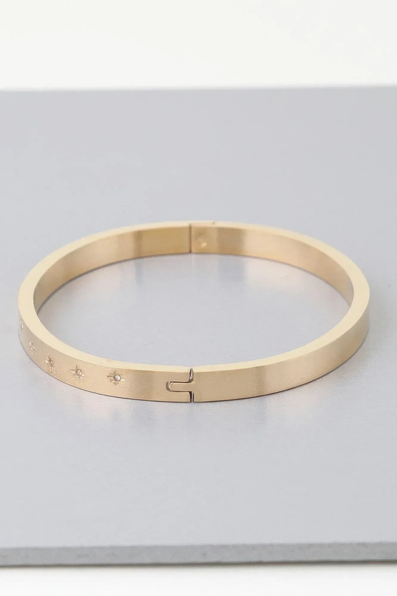 Shining Star Embedded Cuff Bracelet | Mixtshop LLC