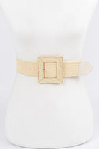 Square Buckle Stretch Belt | Mixtshop LLC