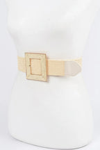 Square Buckle Stretch Belt | Mixtshop LLC