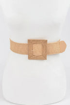Square Buckle Stretch Belt | Mixtshop LLC