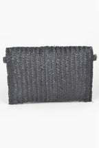Straw Pom Pom Flap Bag | Mixtshop LLC