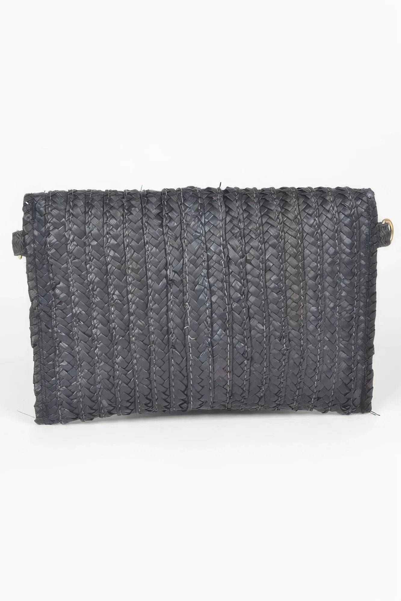 Straw Pom Pom Flap Bag | Mixtshop LLC