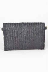Straw Pom Pom Flap Bag | Mixtshop LLC