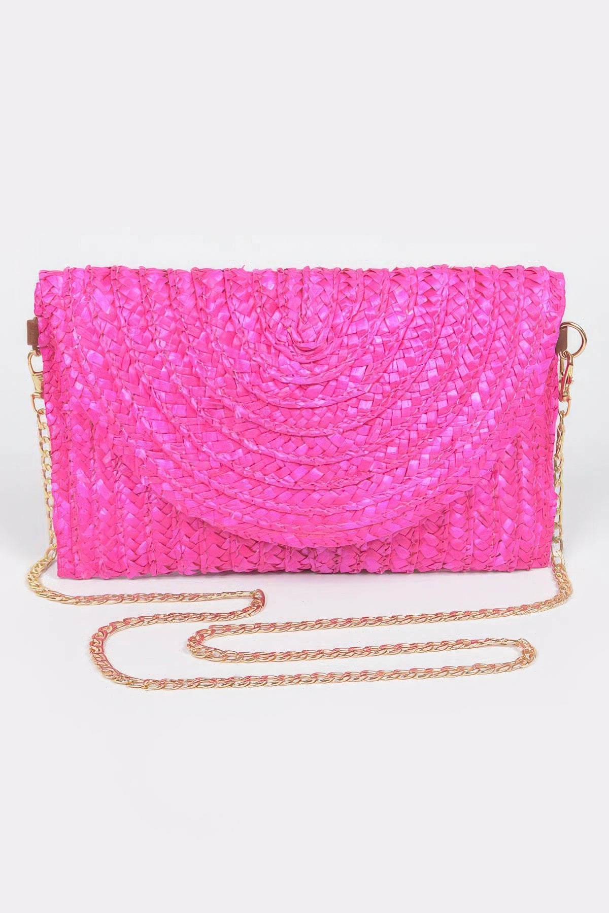 Straw Pom Pom Flap Bag | Mixtshop LLC