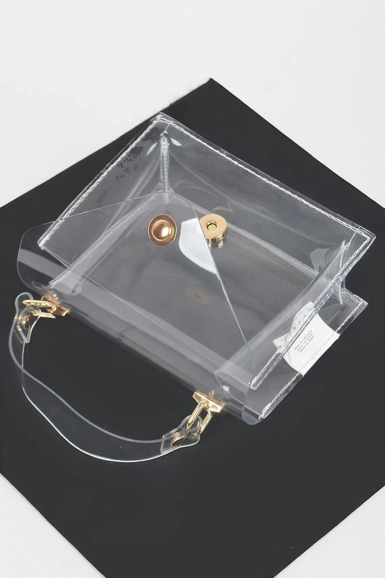 Clear Pvc Top Handle Crossbody Bag | Mixtshop LLC