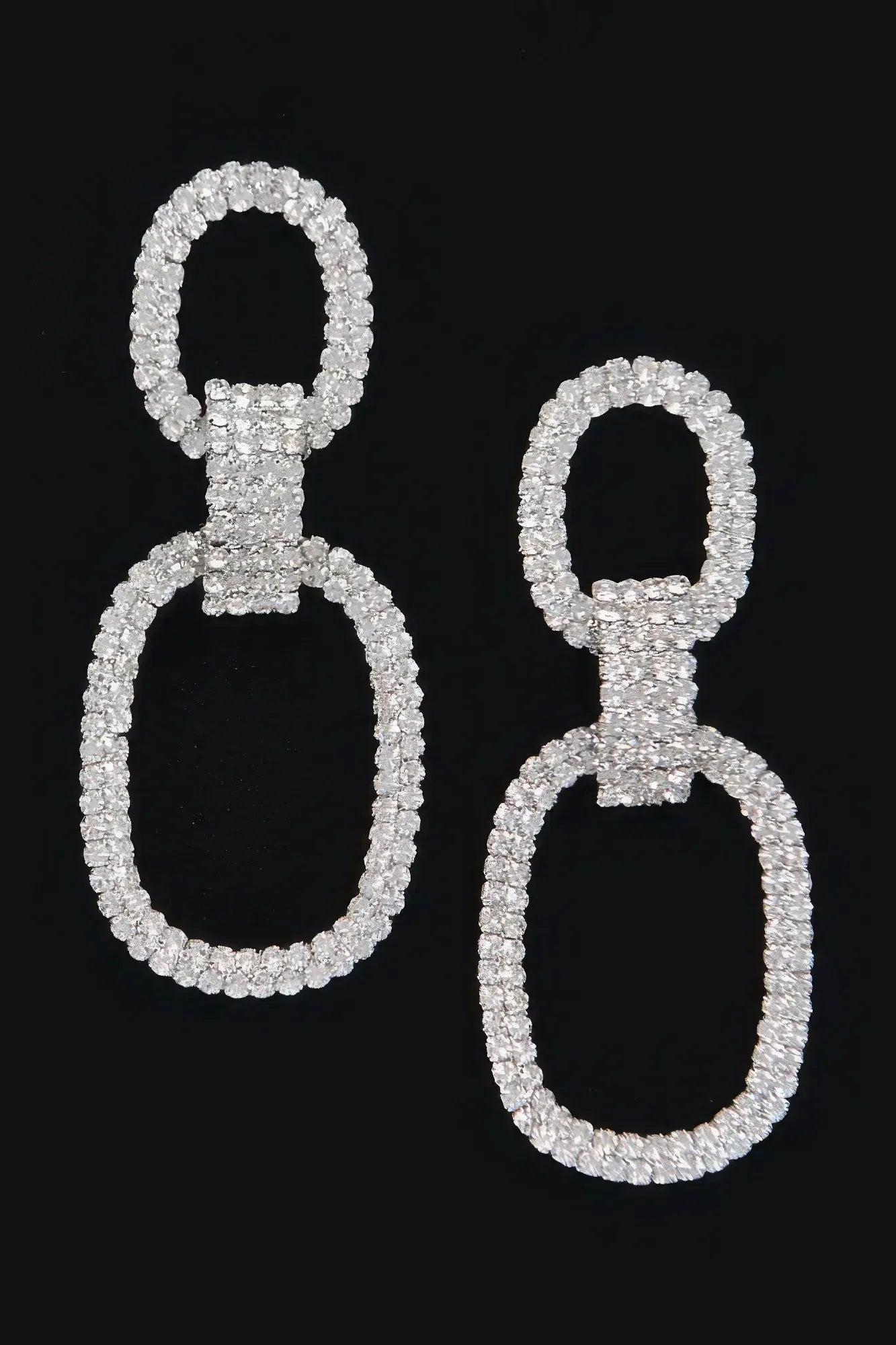 Rhinestone Daggle Earring Secondary image
