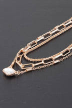 Triple Jeweled Choker Necklace | Mixtshop LLC