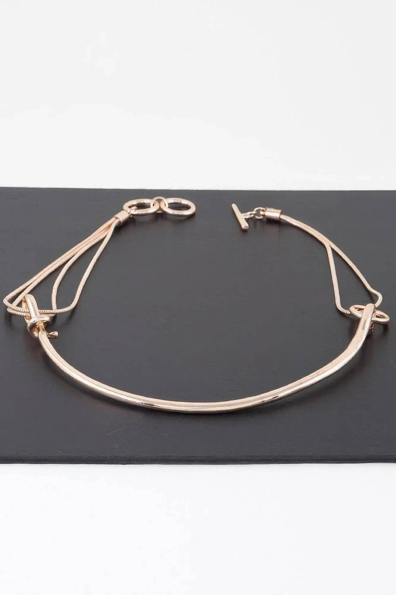Double Toggle Rope Necklace Secondary image