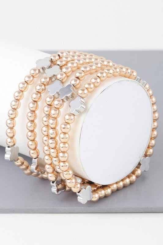 Multi Clover Beaded Bracelet | Mixtshop LLC