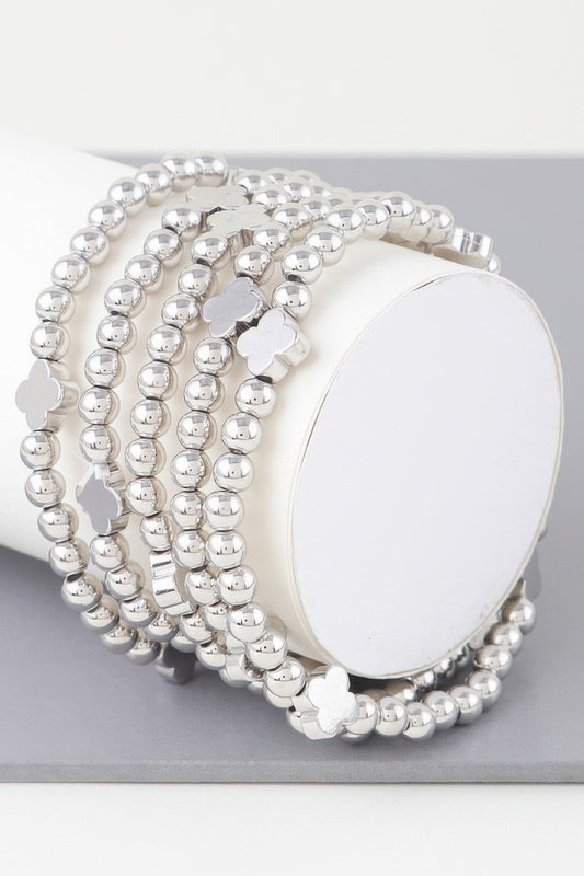 Multi Clover Beaded Bracelet | Mixtshop LLC
