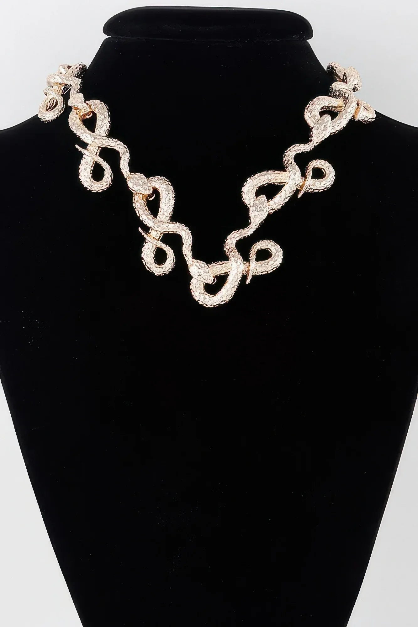 Luxury Snake Loop Necklace | Mixtshop LLC Main image