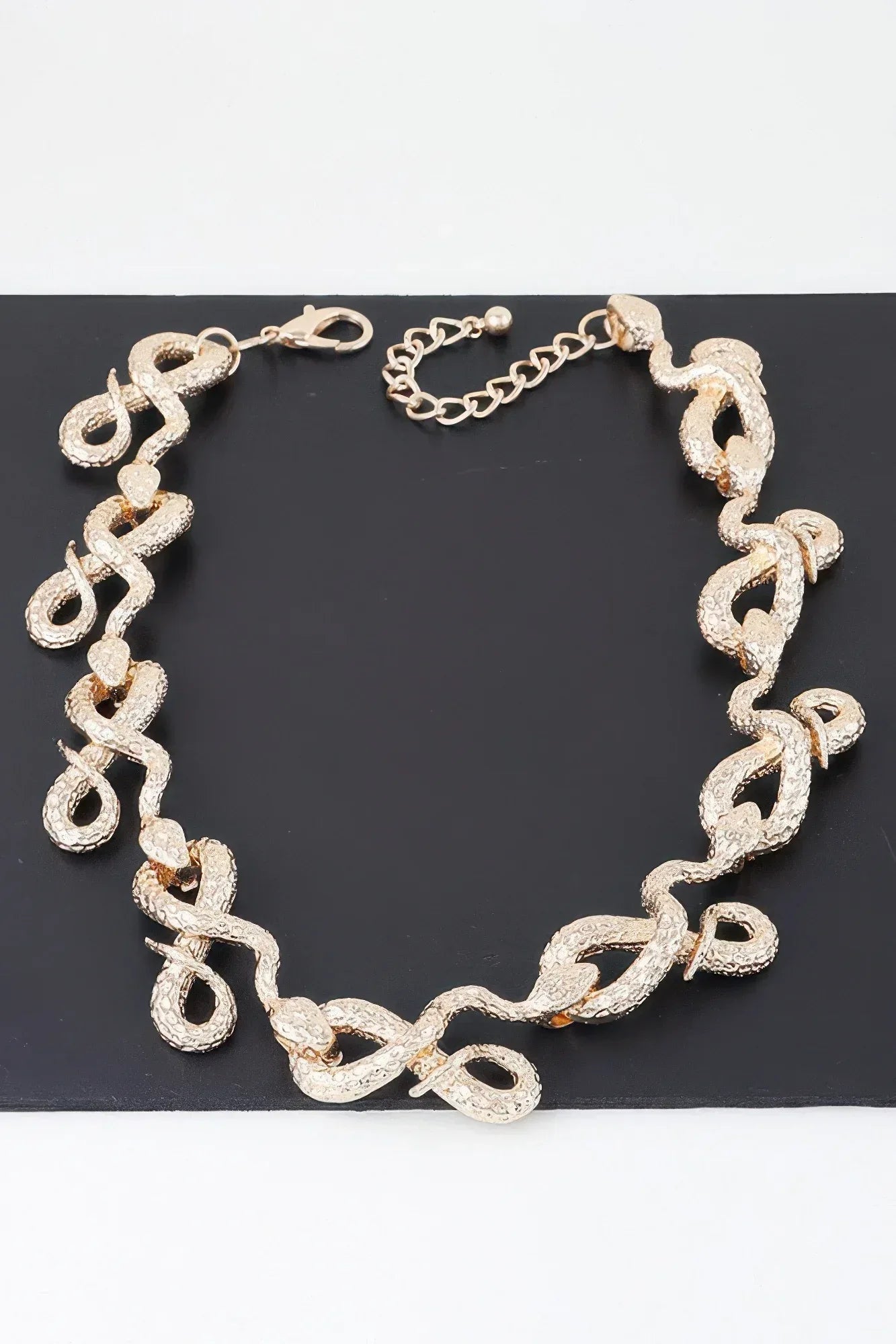 Luxury Snake Loop Necklace Secondary image