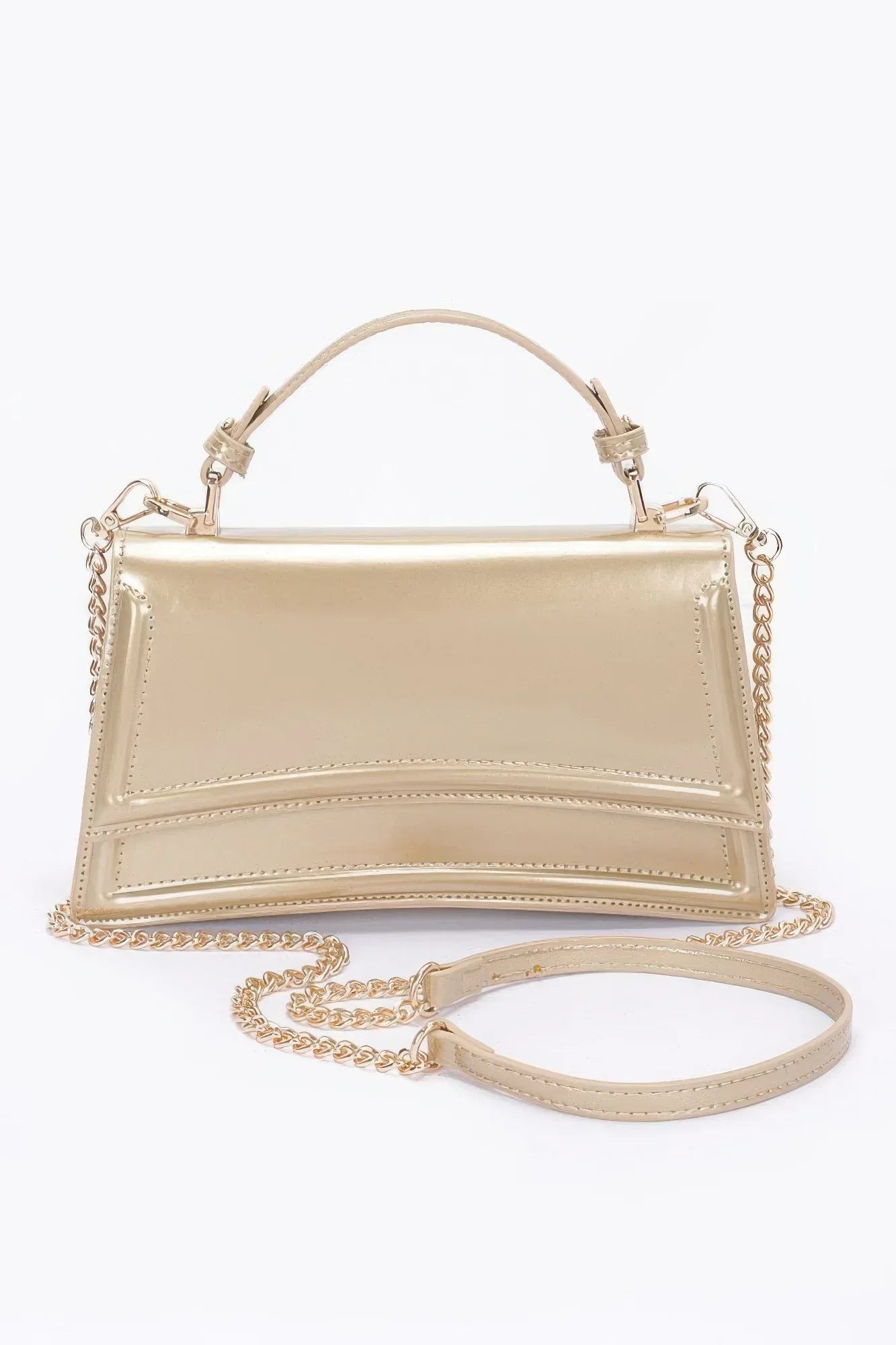 Enamel Top Handle Flap Bag | Mixtshop LLC