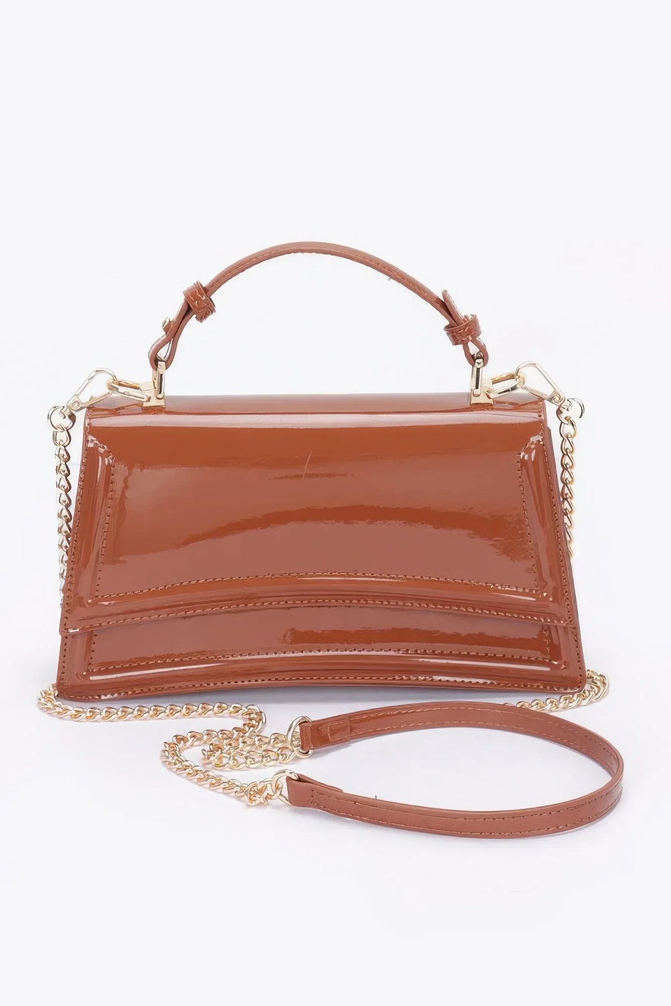 Enamel Top Handle Flap Bag | Mixtshop LLC