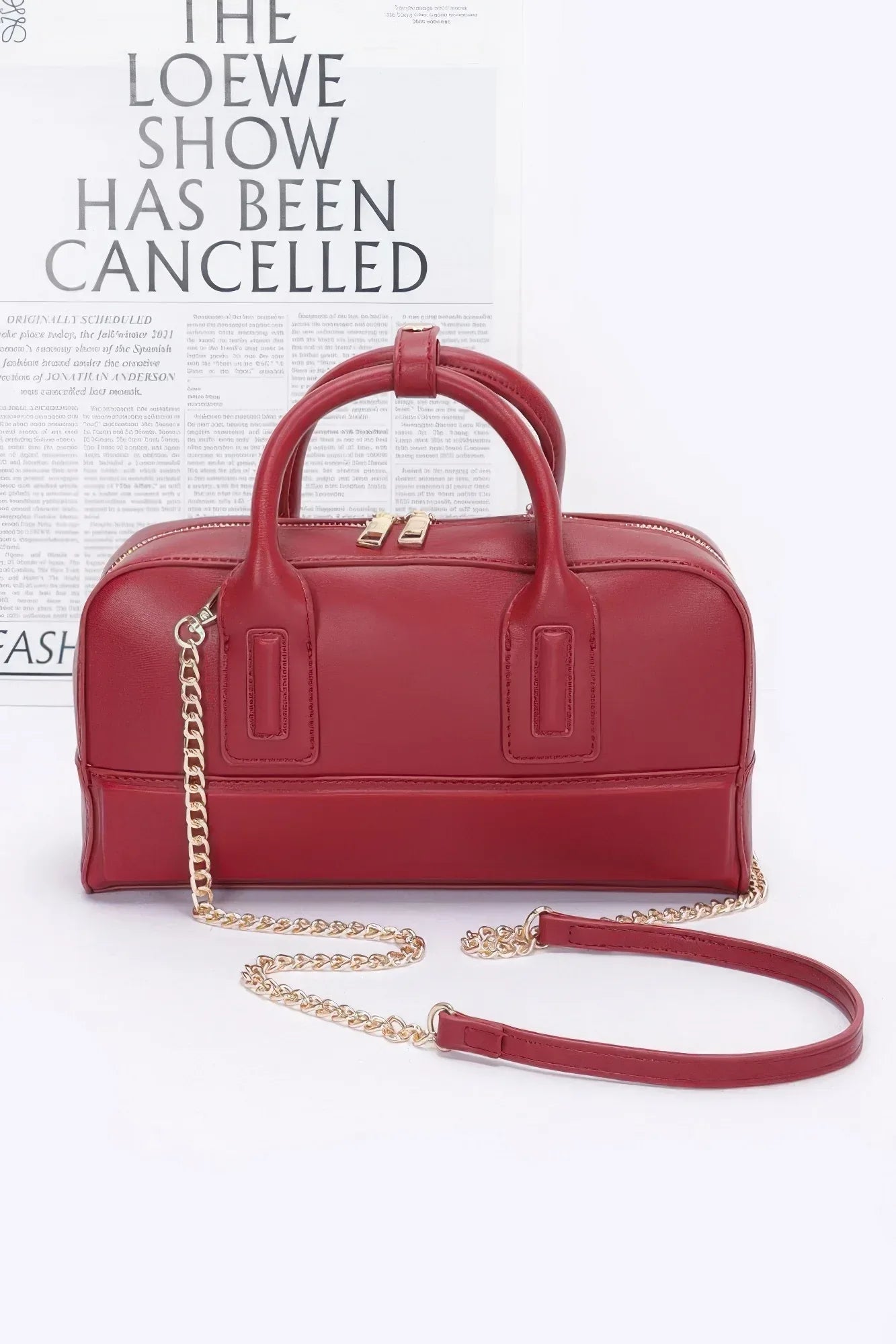 Faux Leather Handbag | Mixtshop LLC Main image