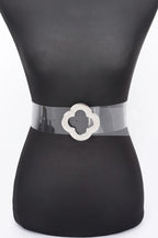 Metal Buckle Clear Belt | Mixtshop LLC