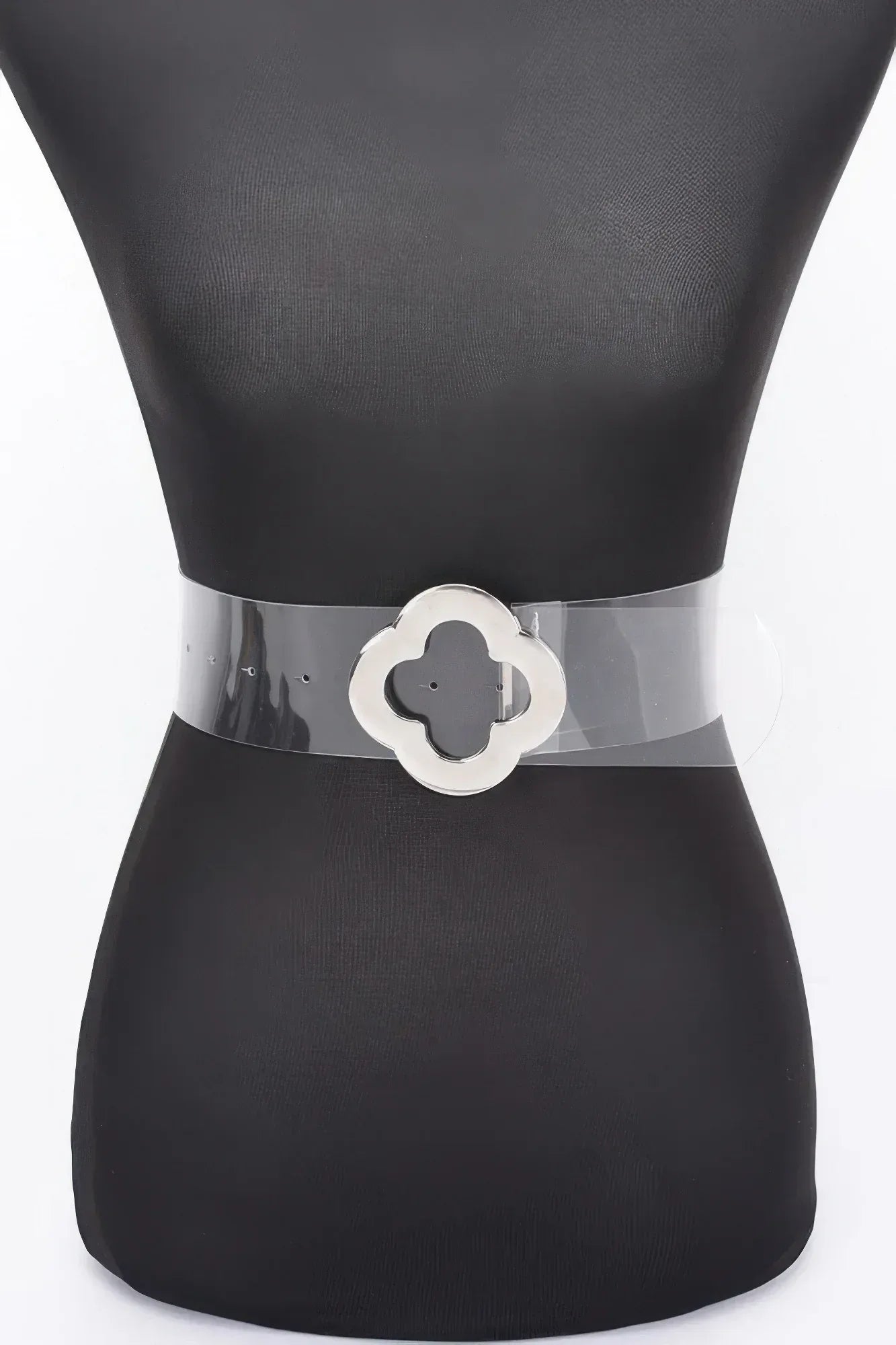 Metal Buckle Clear Belt | Mixtshop LLC