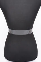 Rhinestone Metal Buckle Clear Belt | Mixtshop LLC