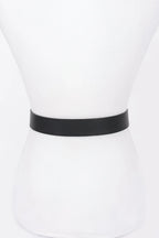 Faux Leather Metal Buckle Belt | Mixtshop LLC