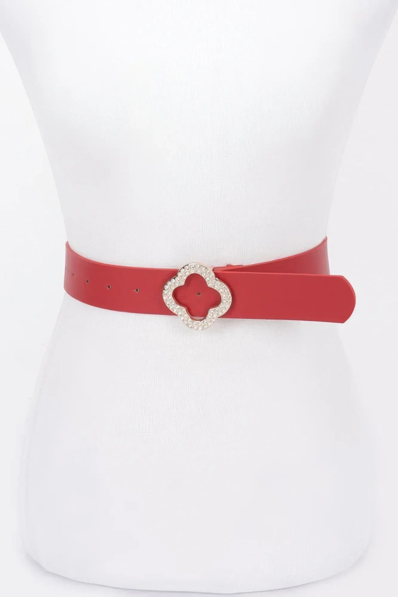 Faux Leather Metal Buckle Belt | Mixtshop LLC