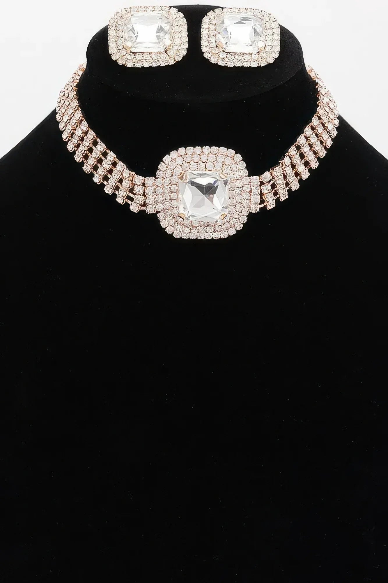 Rhinestone Necklace Set | Mixtshop LLC Main image