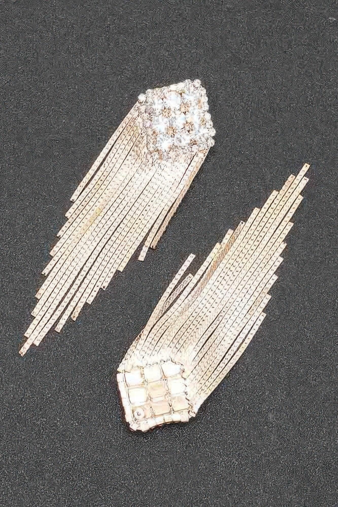 Rhinestone Fringe Earring Secondary image
