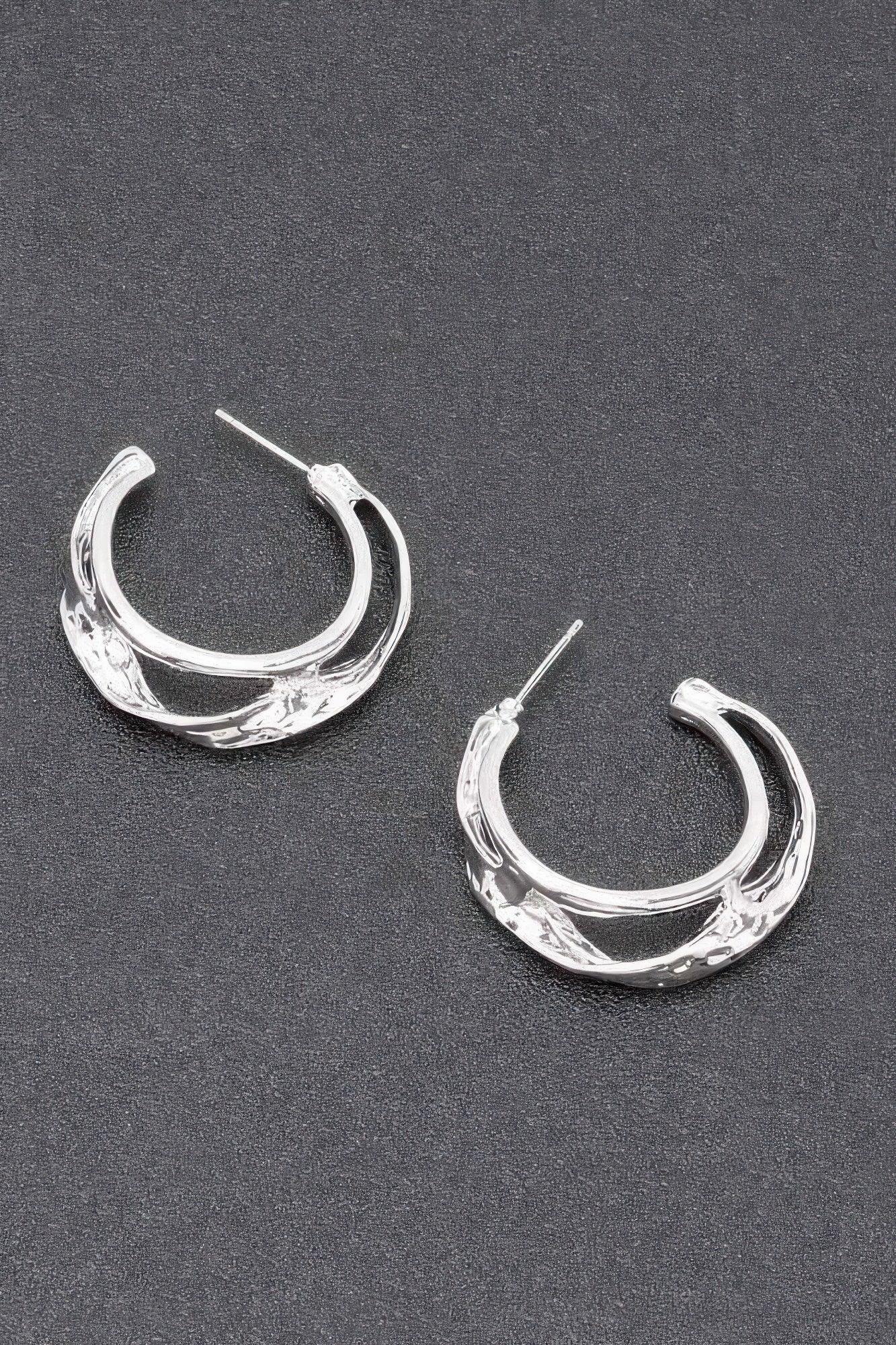 Gold Plated Metal Earring | Mixtshop LLC Main image