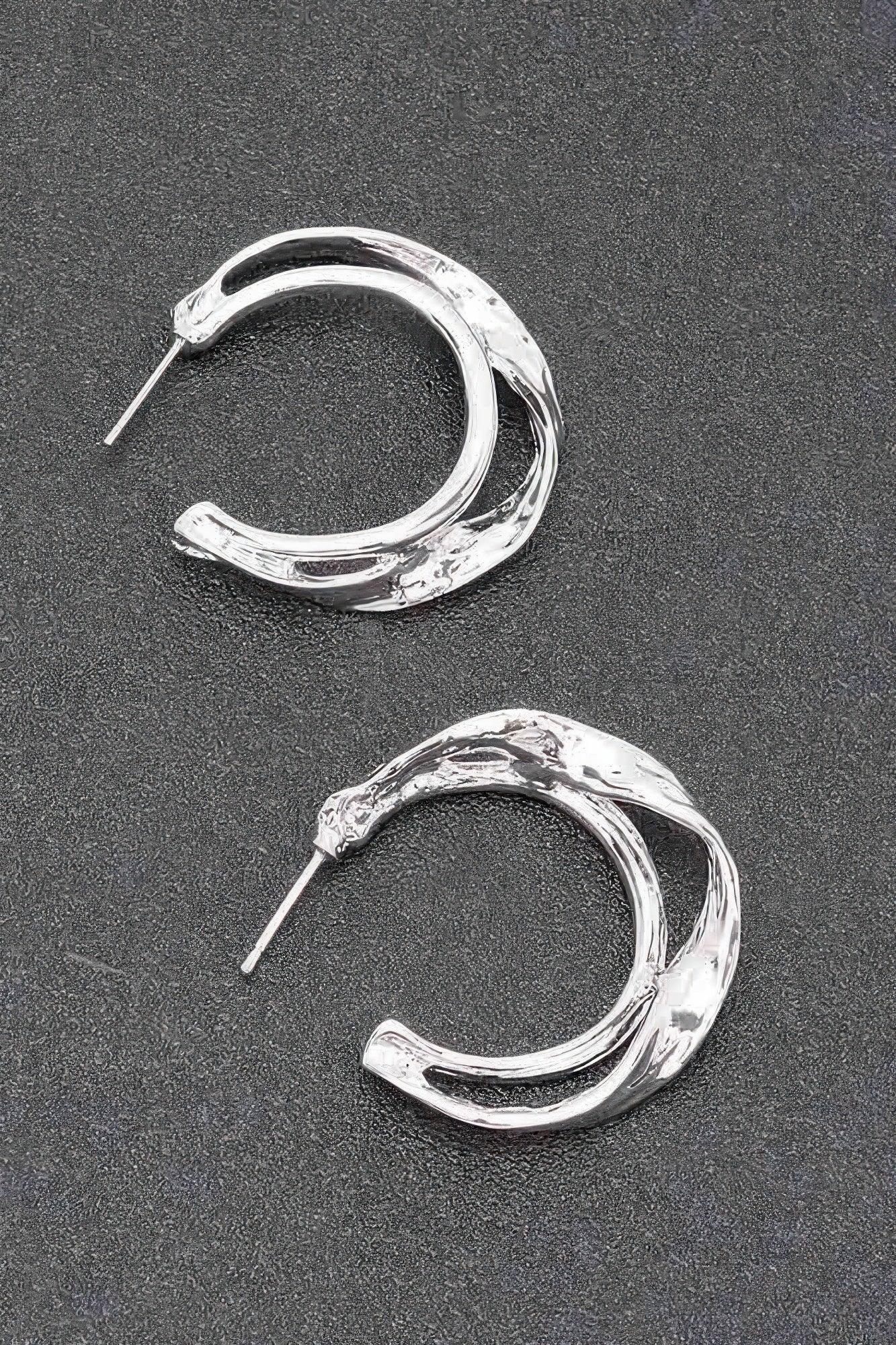 Gold Plated Metal Earring Secondary image