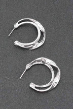 Gold Plated Metal Earring | Mixtshop LLC