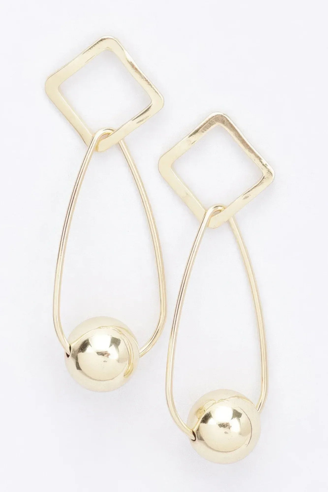 Gold Plated Metal Earring | Mixtshop LLC Main image
