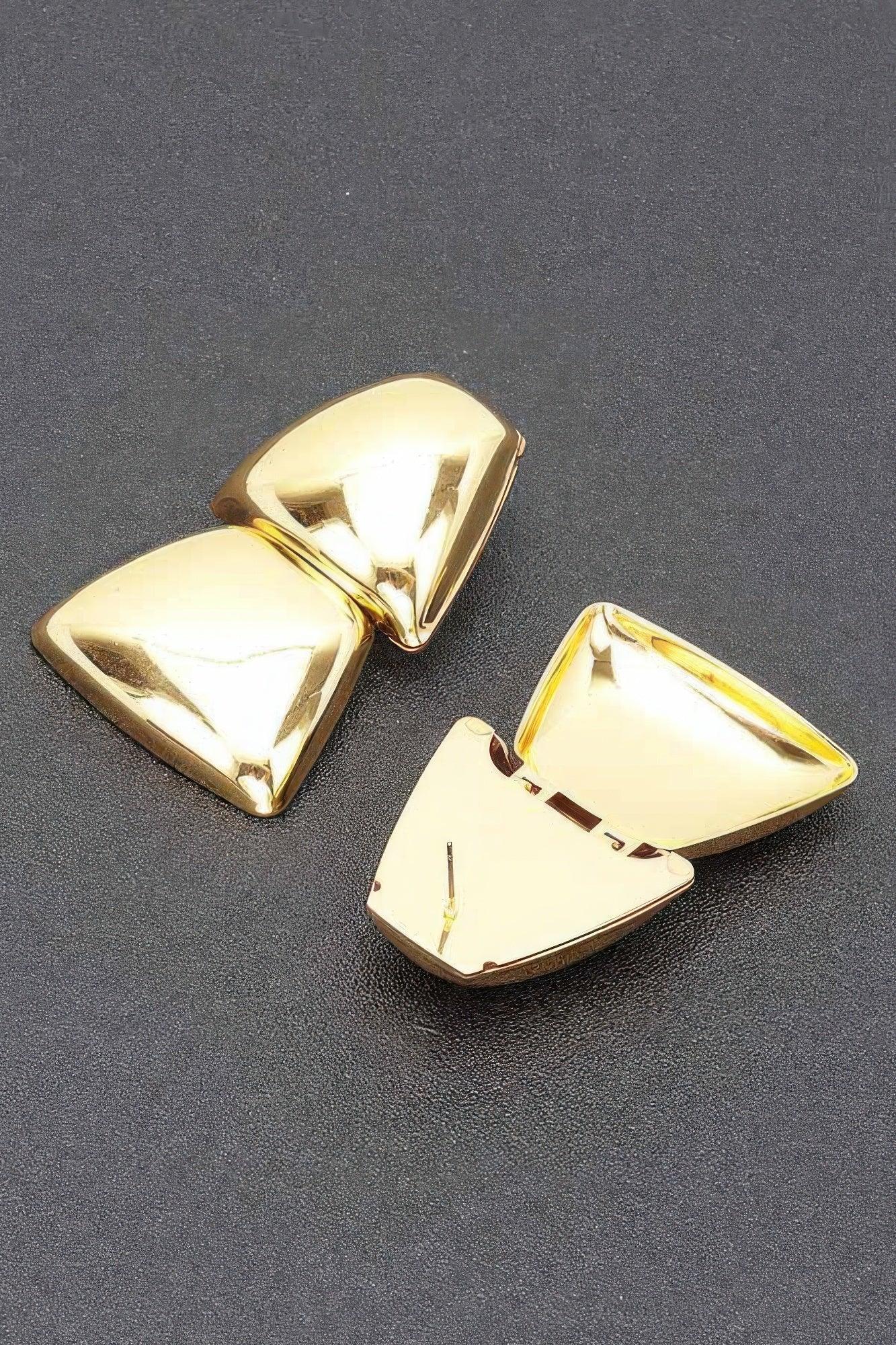Gold Plated Metal Earring Secondary image
